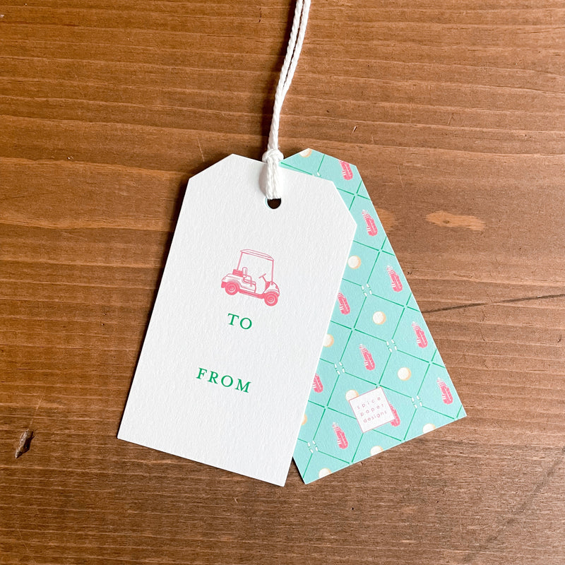 Golf Gift Tag