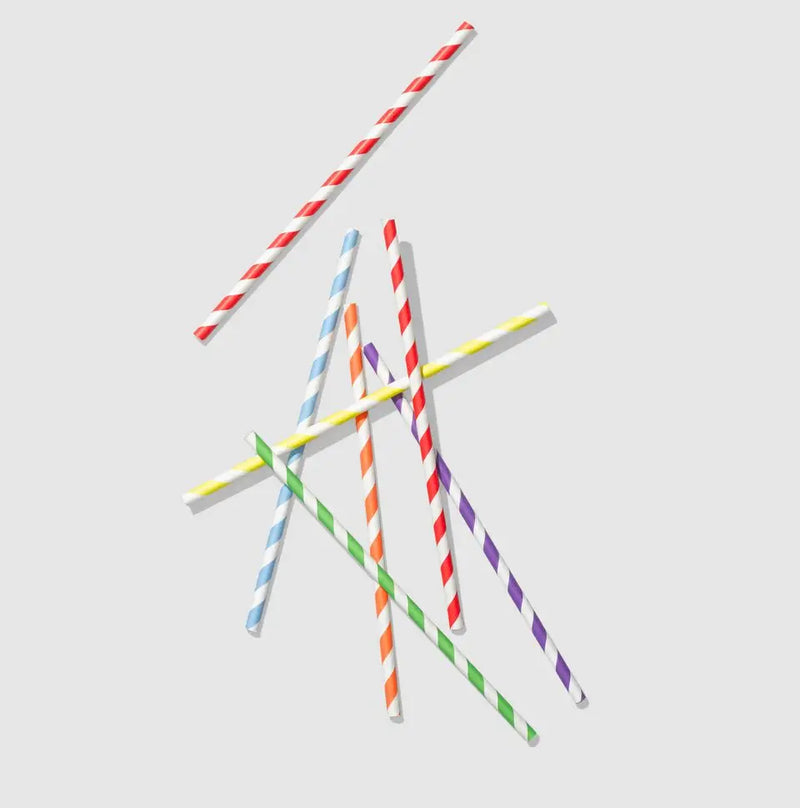 Make It Rainbow Paper Straws