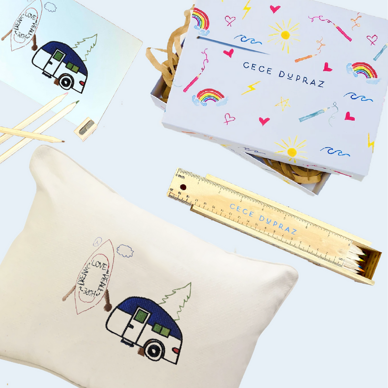Draw Your Own Mini Pillow Gift Set