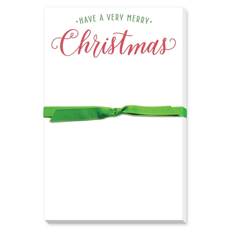 Very Merry Christmas Large Notepad