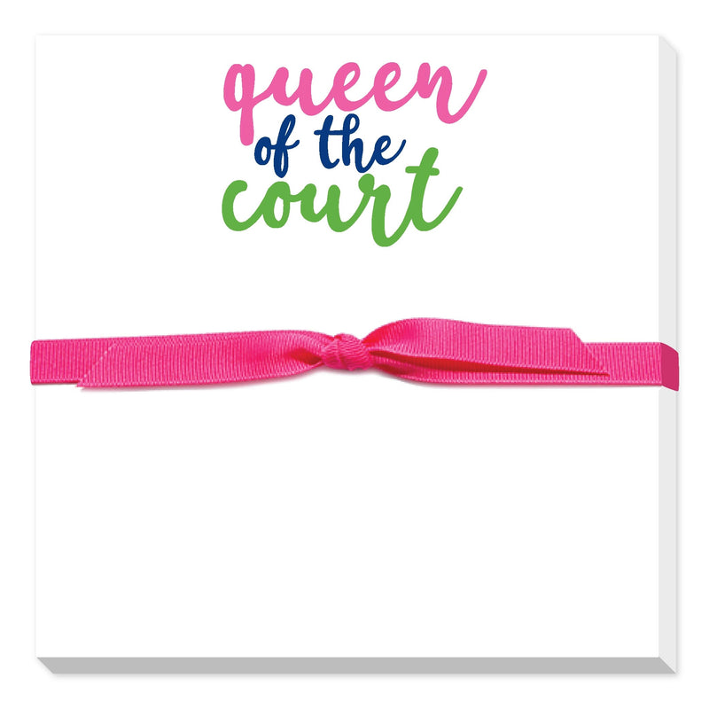 Queen of the Tennis Court Notepad