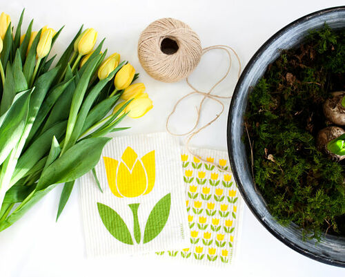 Swedish Dishcloth -Tulip