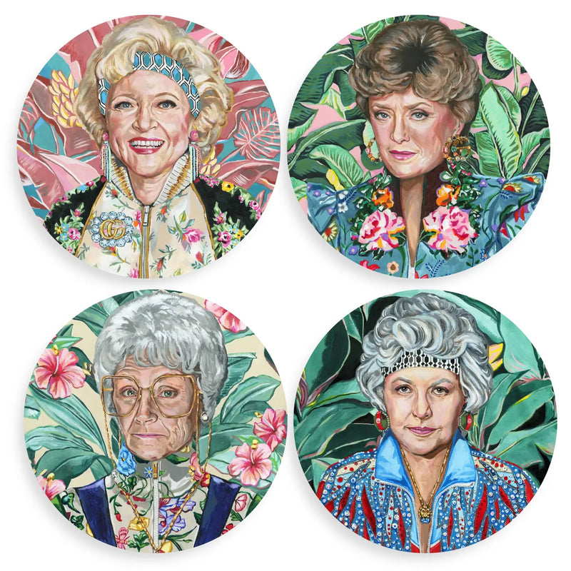 Golden Gals Coasters S/4