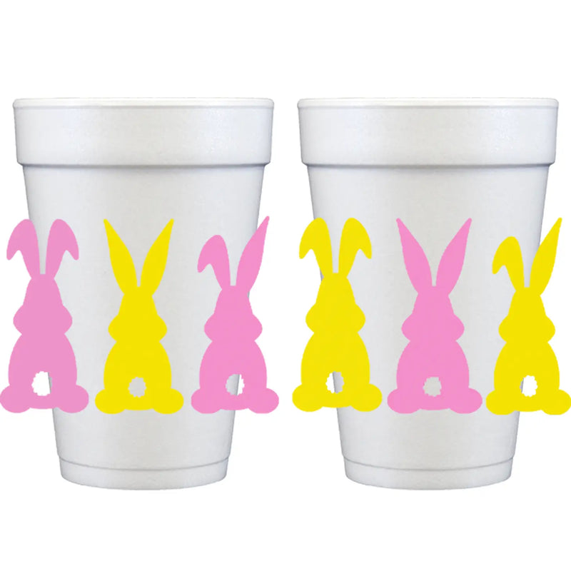 Bunny Wrap Easter Styrofoam Cup 10 Pack