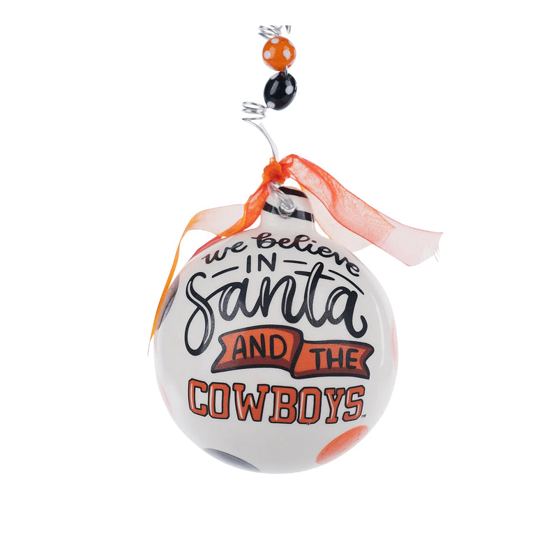 Oklahoma State We Believe Ornament