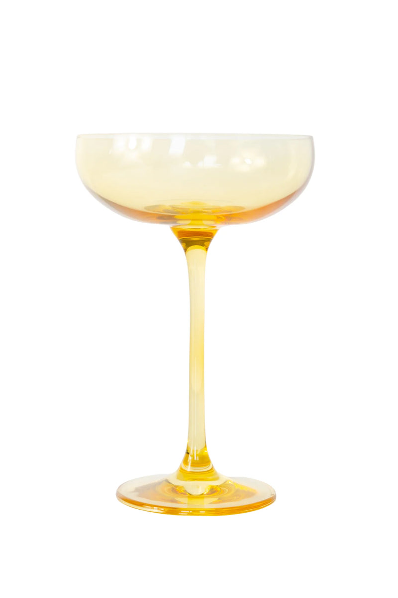 Estelle Colored Champagne Coupe (Yellow)
