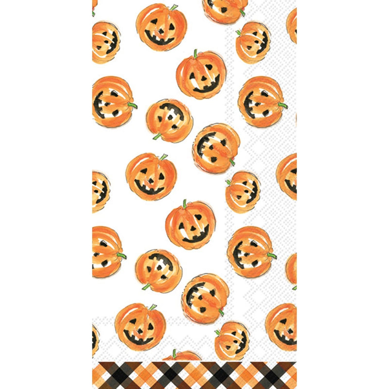 Halloween Paper Guest Towels Pumpkin Faces