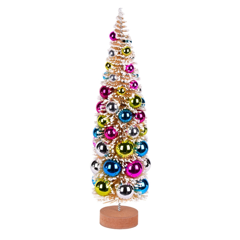 Frosted Gold Tree Multi Balls 18"
