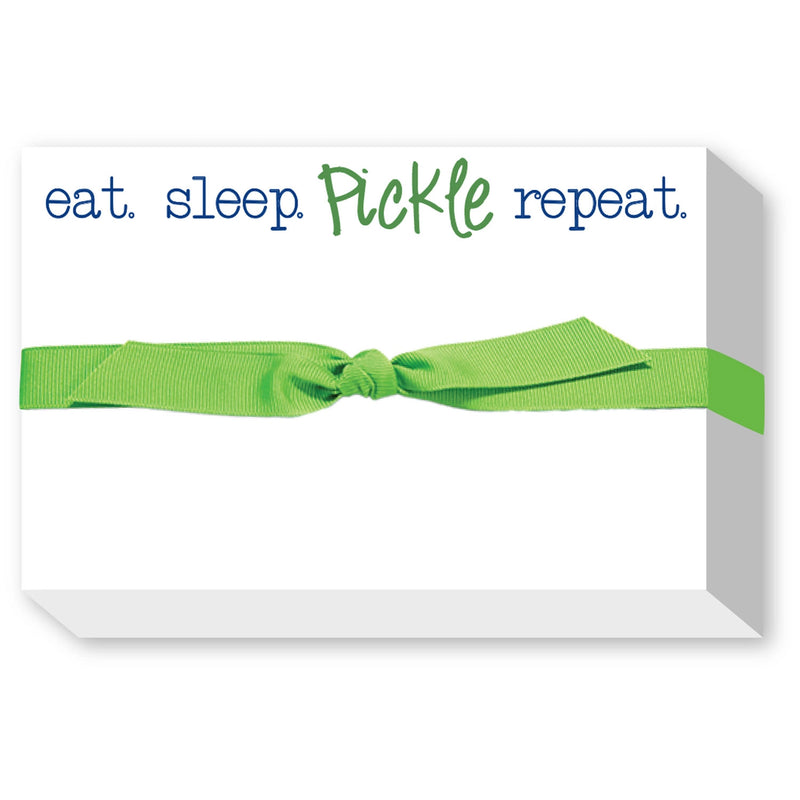 Eat, Sleep, Pickle Big & Bold Notepad