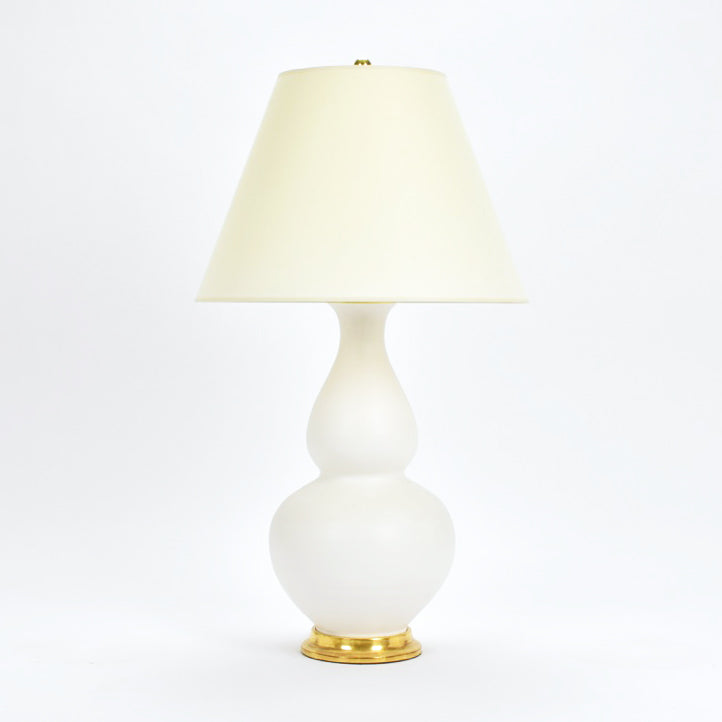 Aurora Double Gourd Lamp w/ Vellum Paper Shade