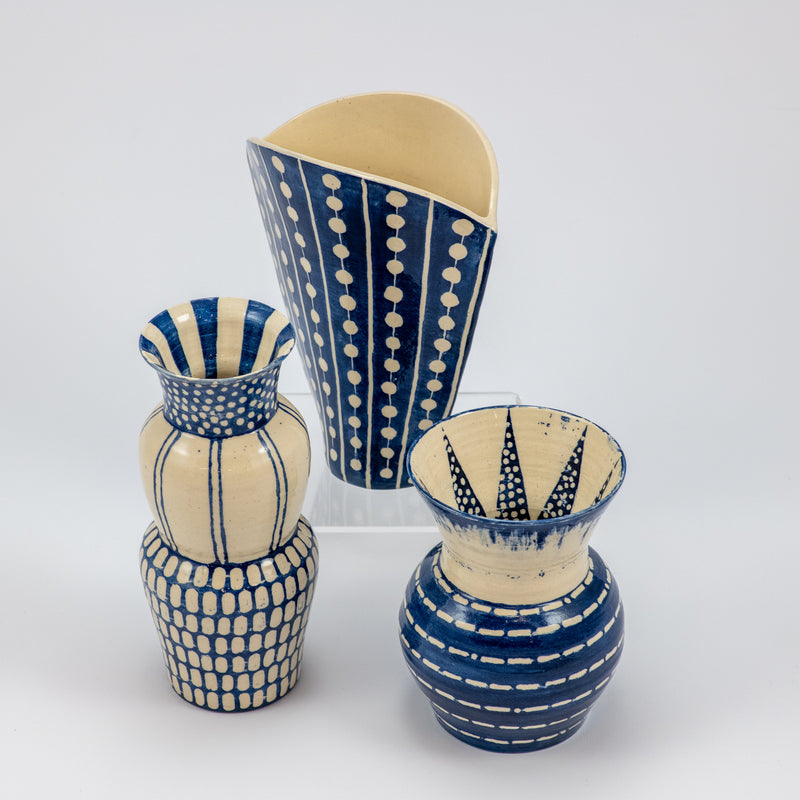 Ceramic Fan Vase