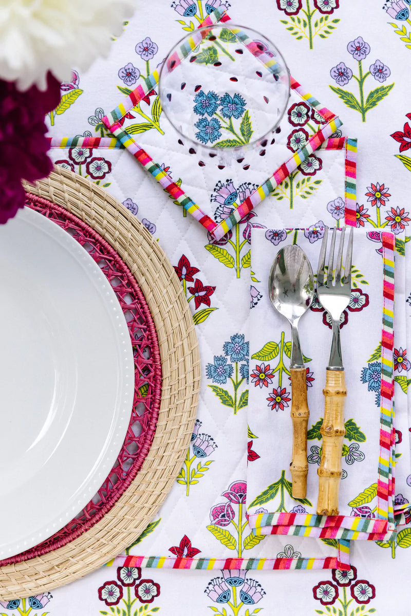 Elenna Floral Quilted Placemat