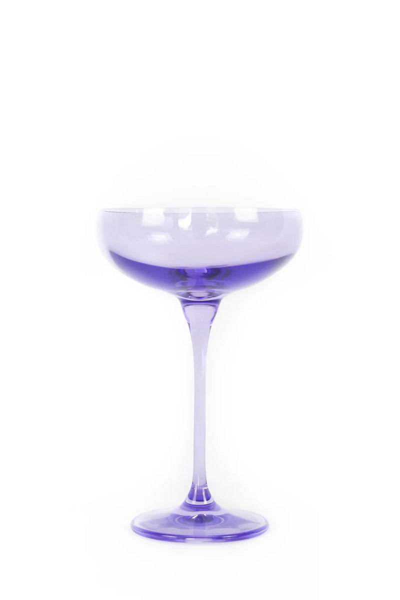 Estelle Colored Champagne Coupe (Lavender)