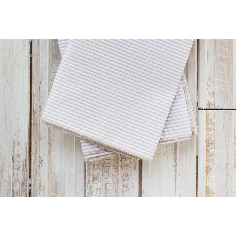 Seersucker Dinner Napkins (Set of 4)