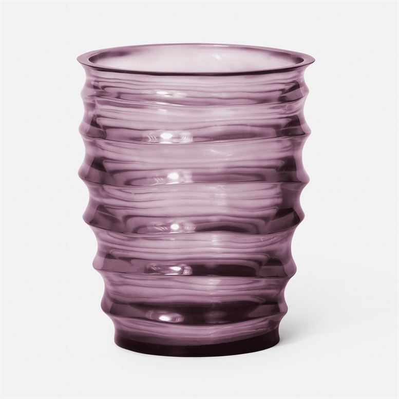 Hetty Vase (Plum Translucent Resin)
