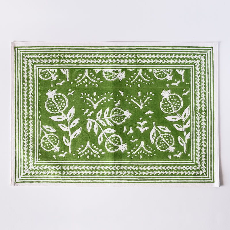Pom Green Placemats