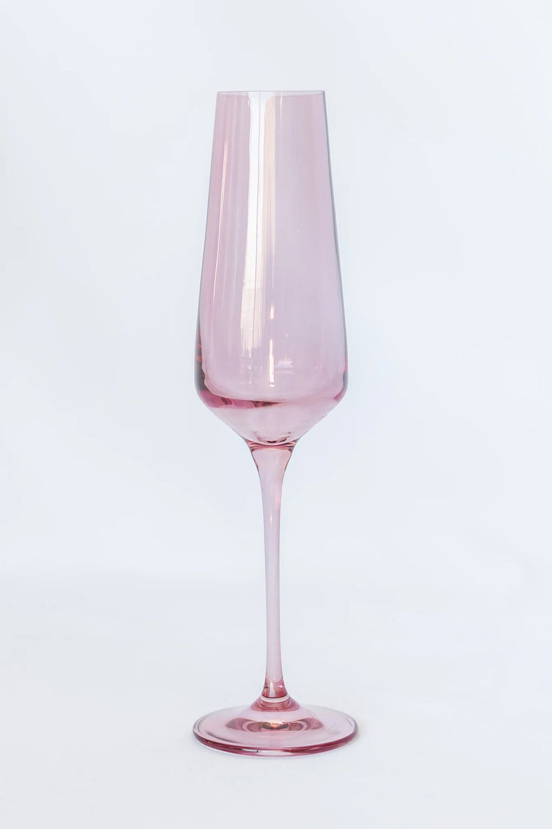 Estelle Colored Champagne Flute (Rose)
