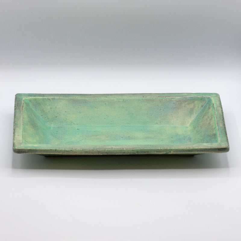Turquoise Rectangle Tray