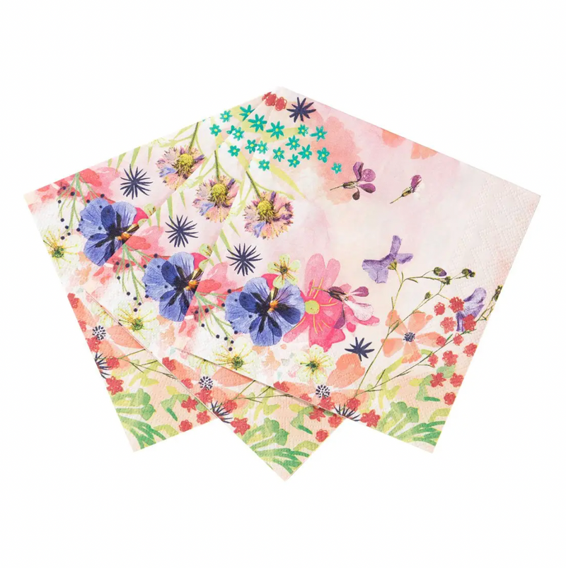 Blossom Girls Floral Cocktail Napkin