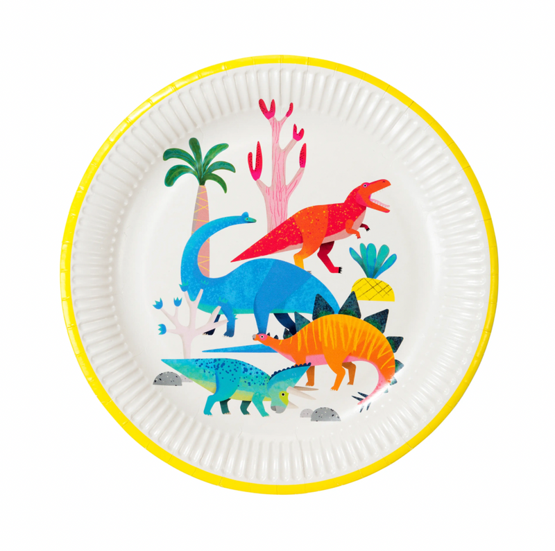 Party Dinosaur Plates