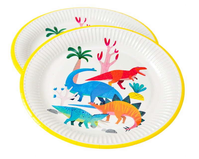 Party Dinosaur Plates