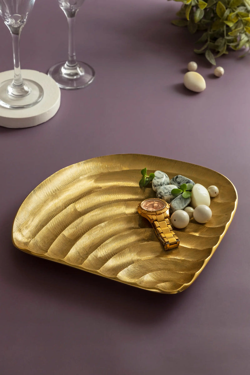 Zest Gold Decorative Tray