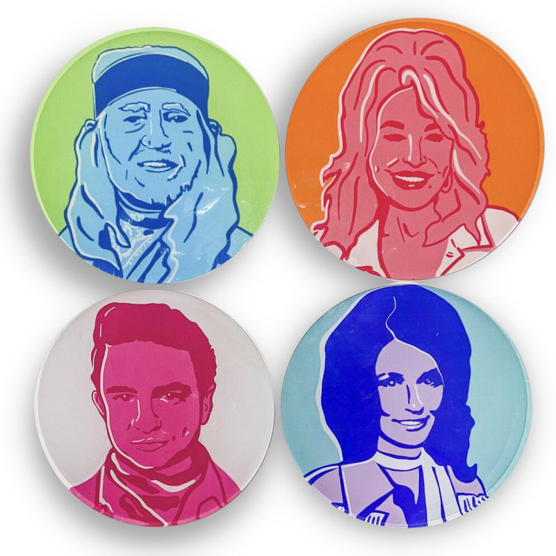 Country Legends Coaster S/4