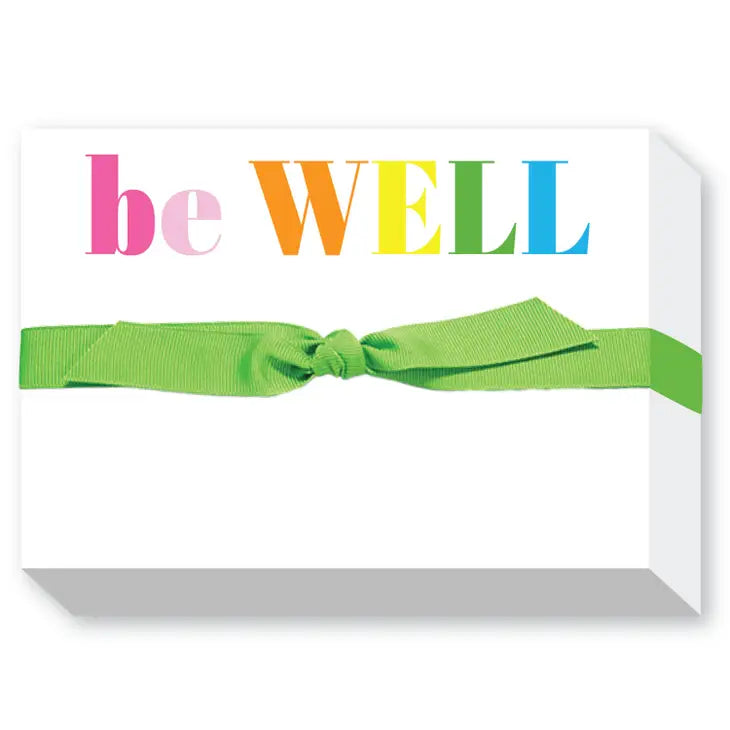 Be Well Big & Bold Notepad