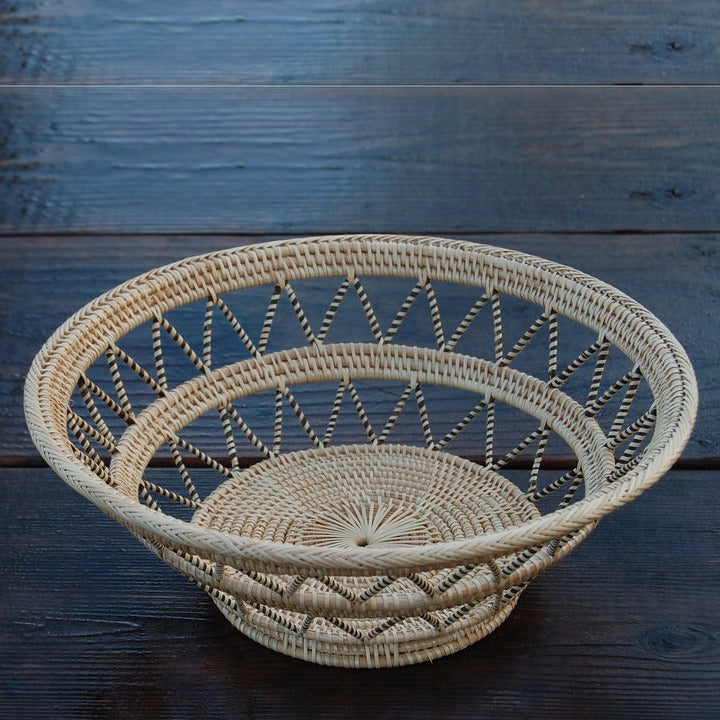 Round Fruit Basket Bowl