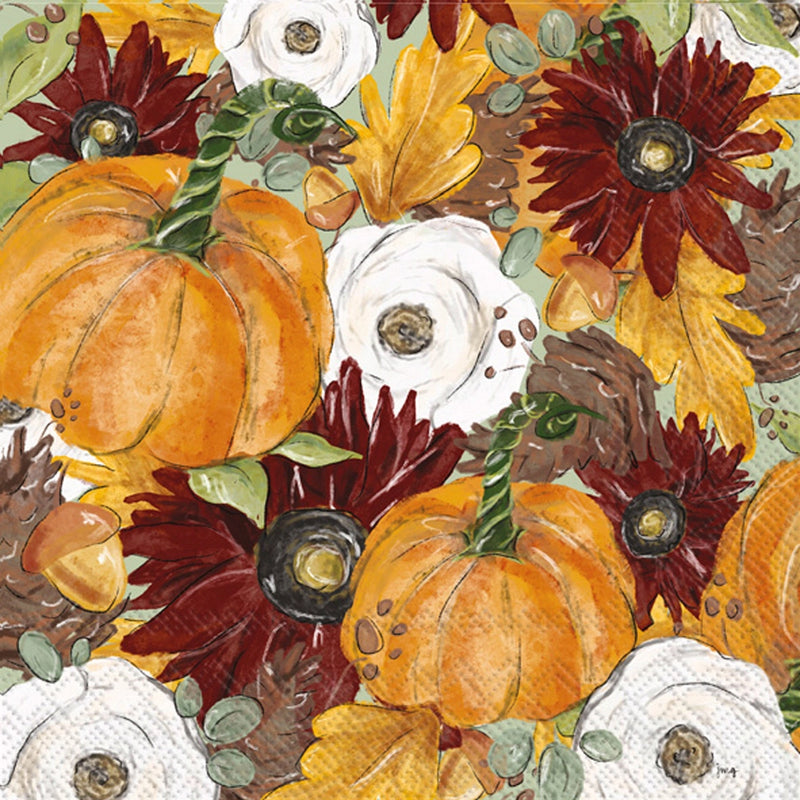 Paper Lunch Napkins Fall Foliage
