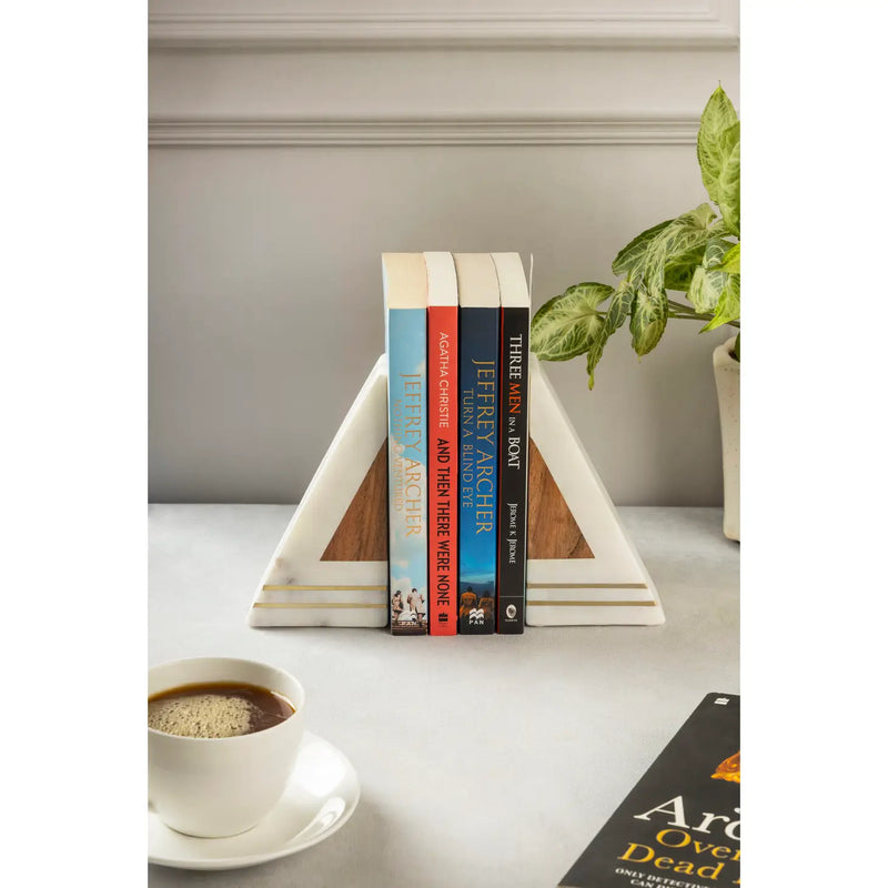 Gilmore Marble Bookends Set